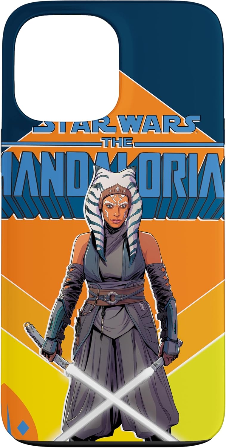 Star Wars The Mandalorian Ahsoka Tano Retro Comic Book Cover Case for iPhone 13 Pro Max