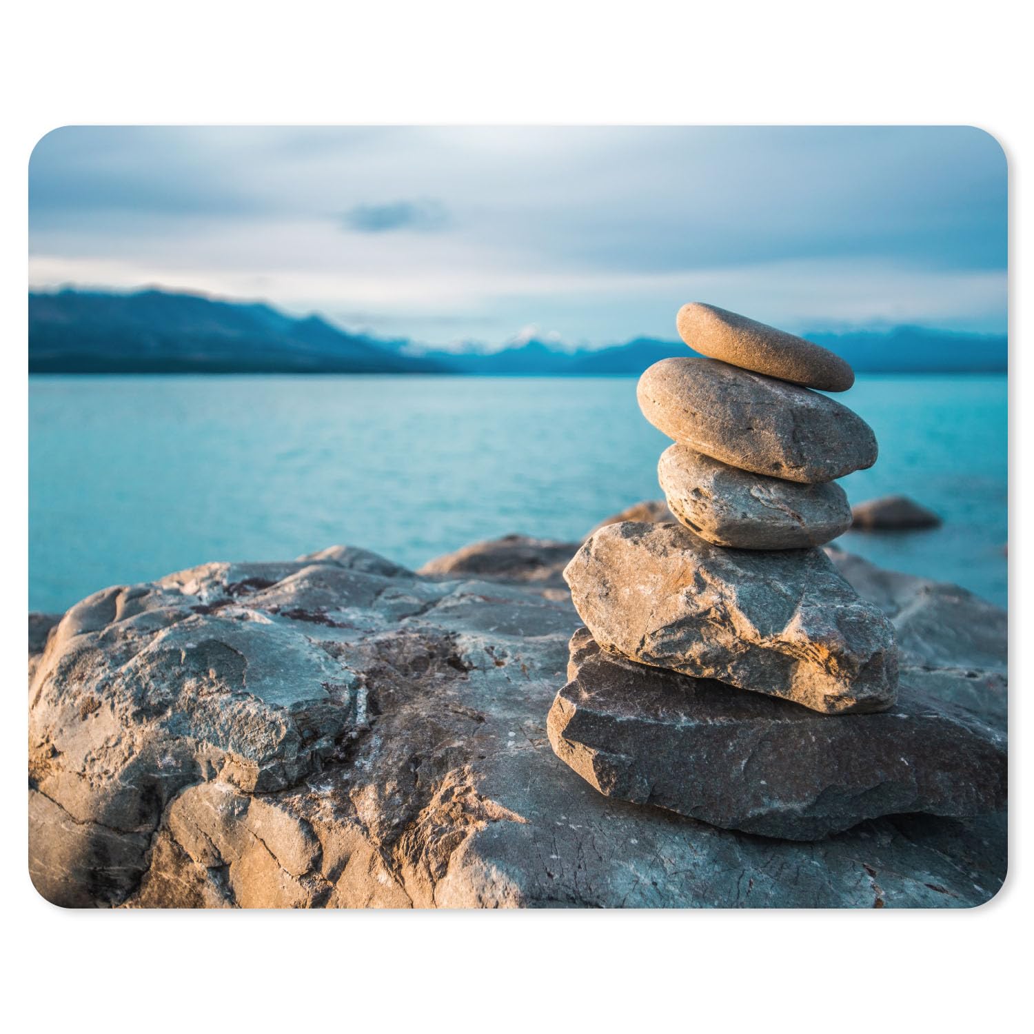 Younikat Motif De Tapis De Souris En Pierre I 24 X 19 Cm I Tapis De