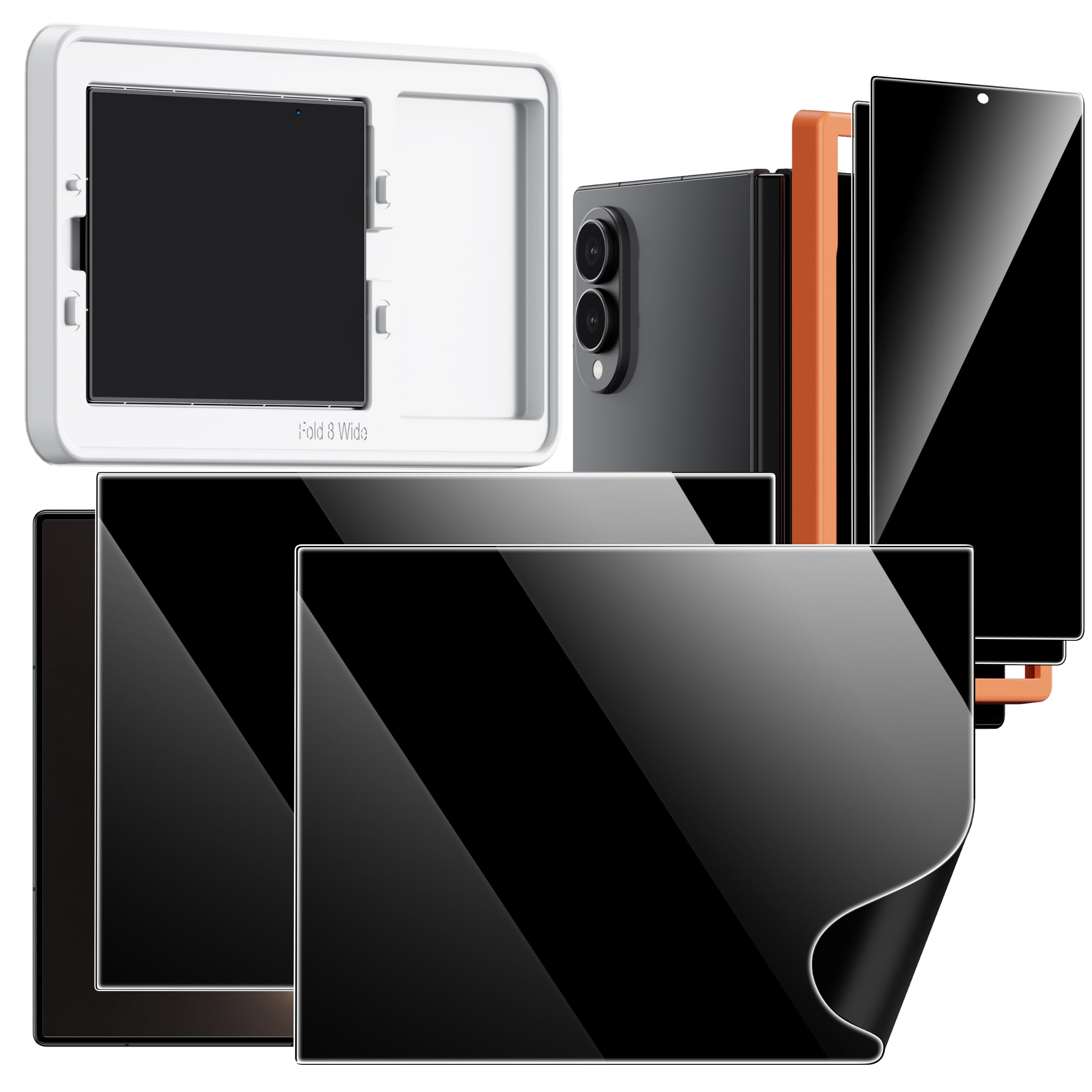 Hoerrye for Samsung Galaxy Z Fold 8 Privacy Screen Protector - Anti Spy | 25° Privacy Pro…