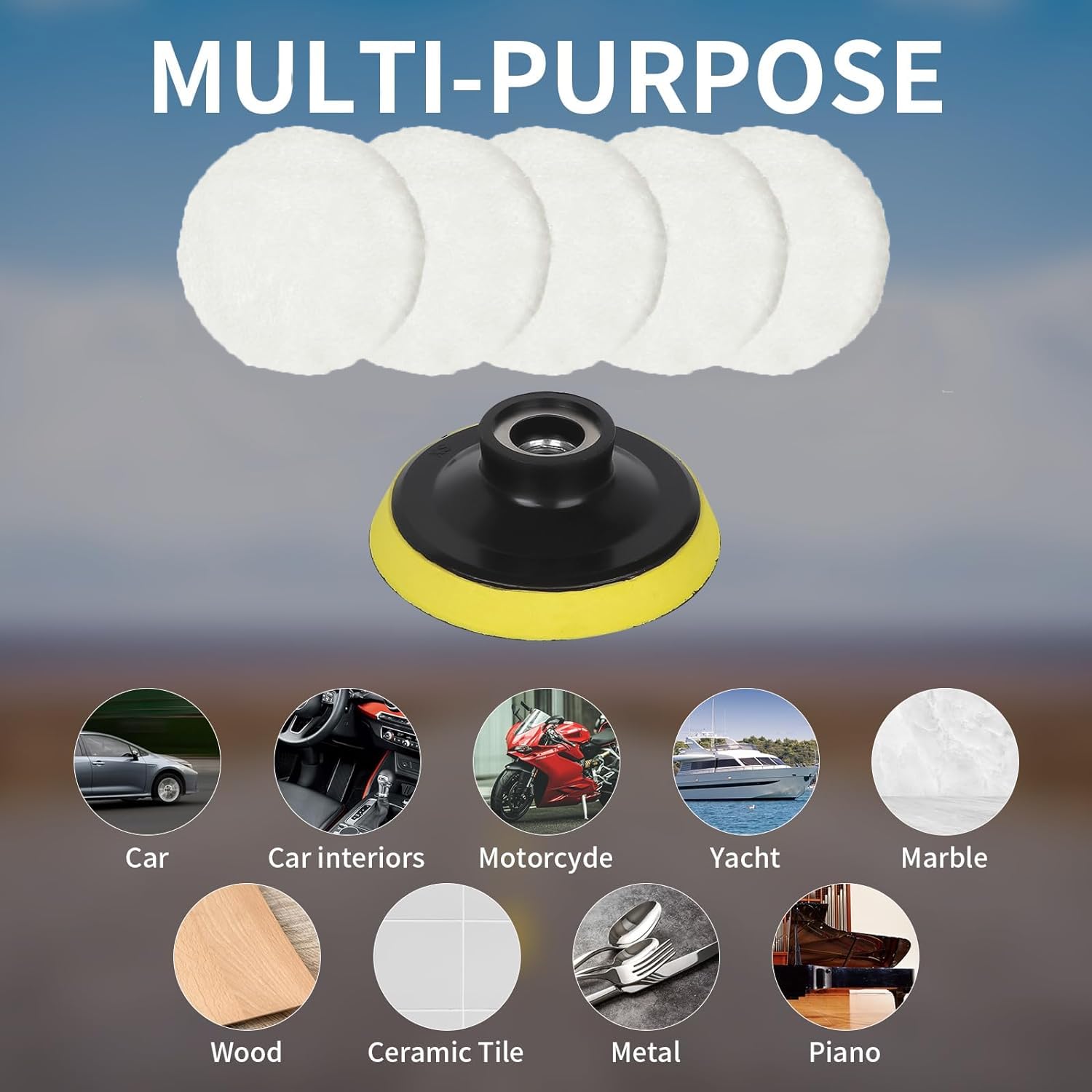Roue De Tampon De Polissage, Tampons De Polissage, Tampons De Polissage