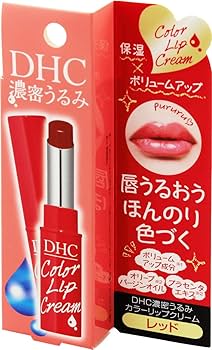 Amazon.co.jp: DHC Dense Moisture Color Lip Cream red : Beauty