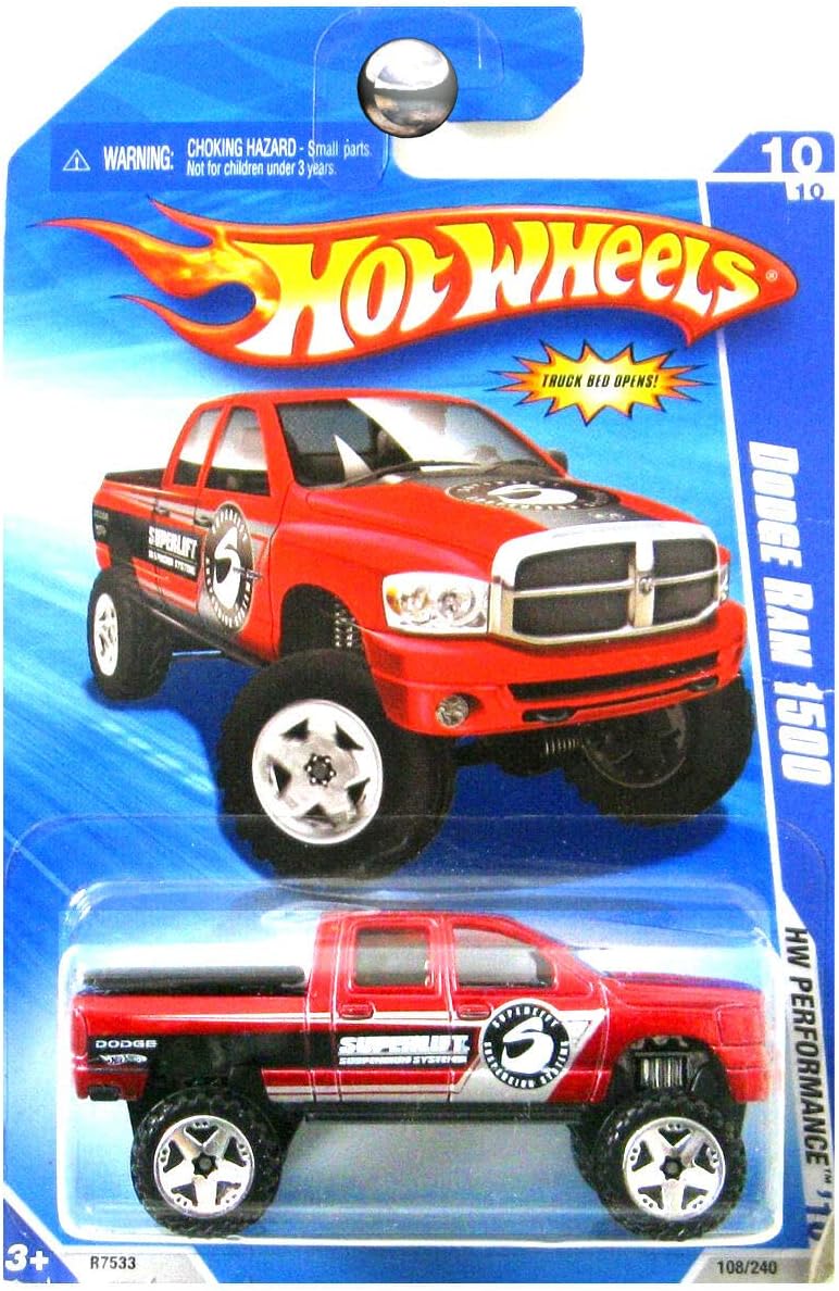 Hot Wheels 2010 HW Performance Dodge Ram 1500 Truck Red
