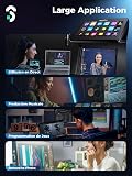SOOMFON Stream Control Deck Studio Stream Controller with 15 Macro Keys & Dashboard, Customized LCD Buttons to Trigger Actions in OBS, Twitch, YouTube, Perfect for Live Streaming Video Editing - 8