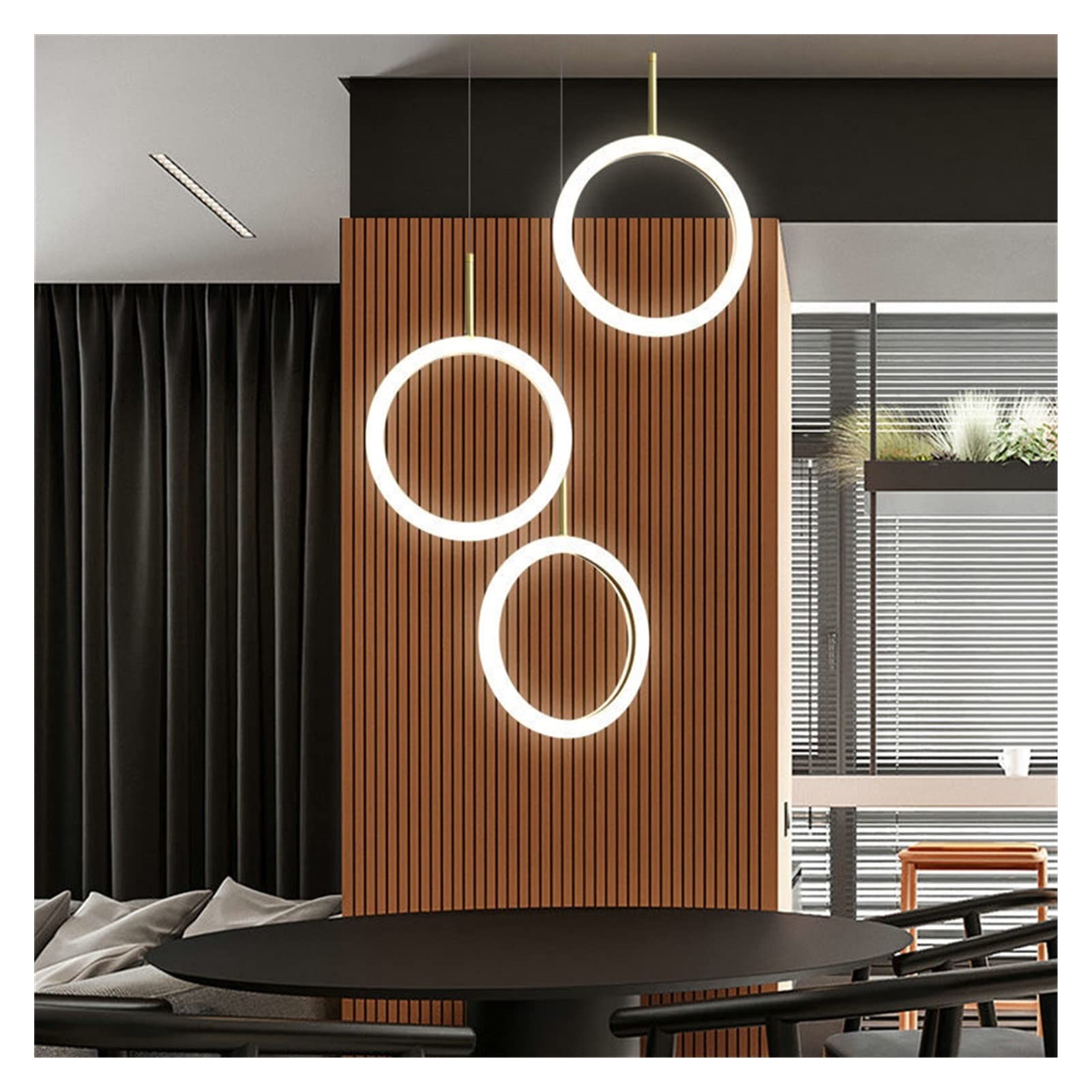 Petit lustre une tête blanc pour éclairage de restaurant - 8