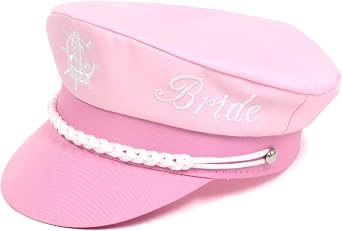 Brosash Bachelorette Party Captains Hat, Cute Bride to Be Nautical Bachelorette Hat