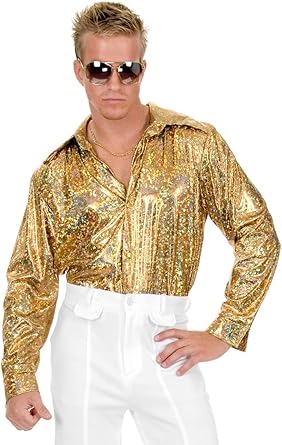 Amazon.com: Charades Men's Disco Shirt 