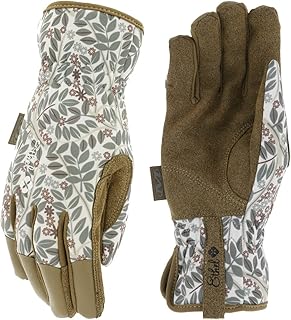 Mechanix Wear: Ethel Women's Gardening & Utility Work Gloves - V&A Museum Collection - Evergreen - Touch Capable, Breathab...