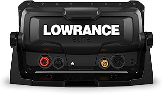 Lowrance Elite FS 9 Fish Finder (No Transducer) with Preloaded C-MAP Contour+ Charts