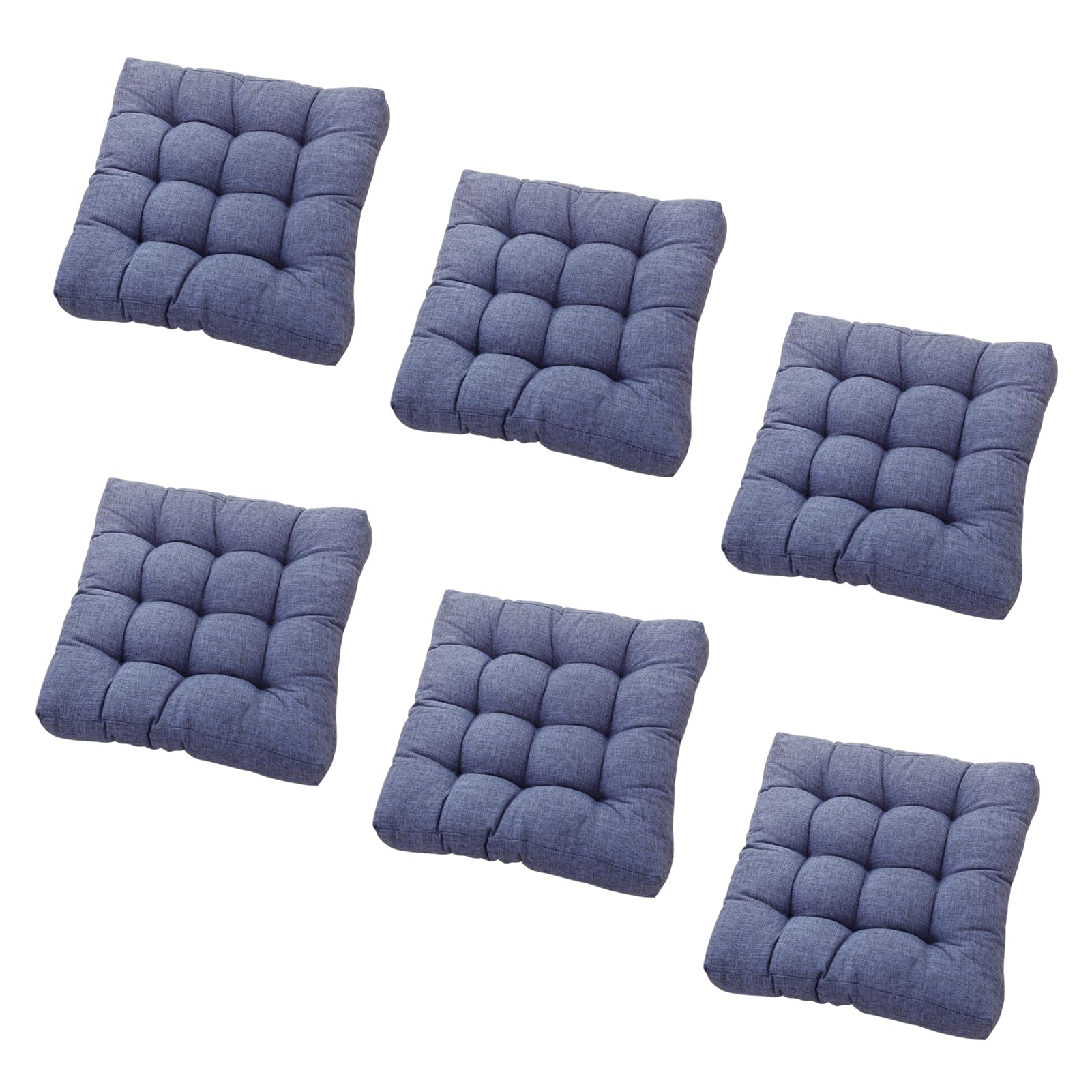 Coussin de chaise en lin contre le mal de dos | Lot de 2 assises respirantes 45x45 cm