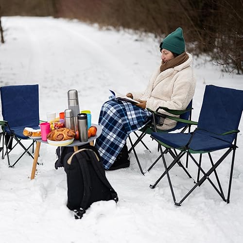 Miniatura 19 de Thyle Portable Heated Seat Cushion for Bleachers Foldable Heating Cushion 3 Mode Adjustable Heated Stadium Chair Bleacher Seat for Bleachers Indoor