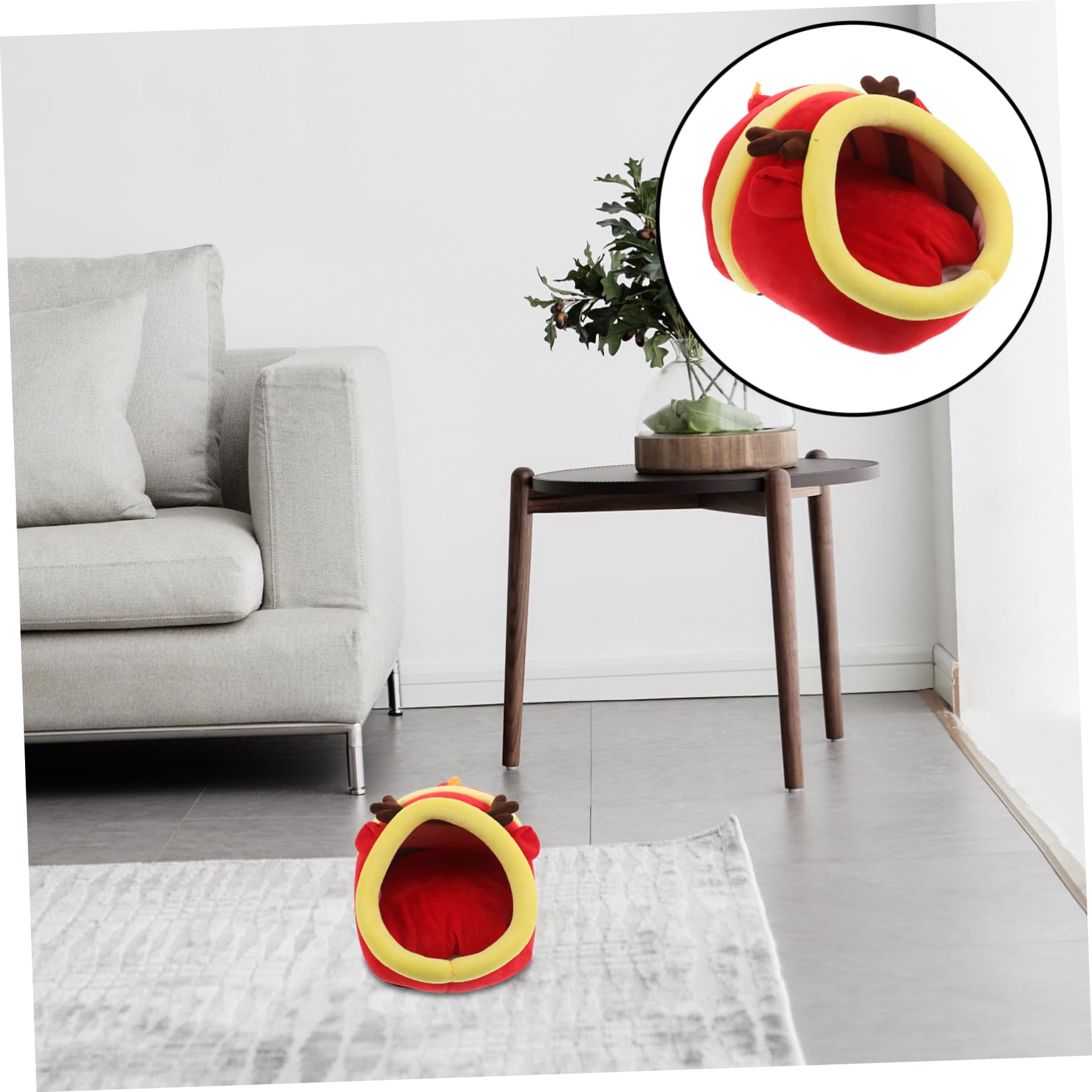Toyvian pour Hamster et Petits Animaux Lit en Tissu Chaud Maison Confortable pour et Écureuils Nid Lavable et Solide Fournitures pour Animaux de Compagnie