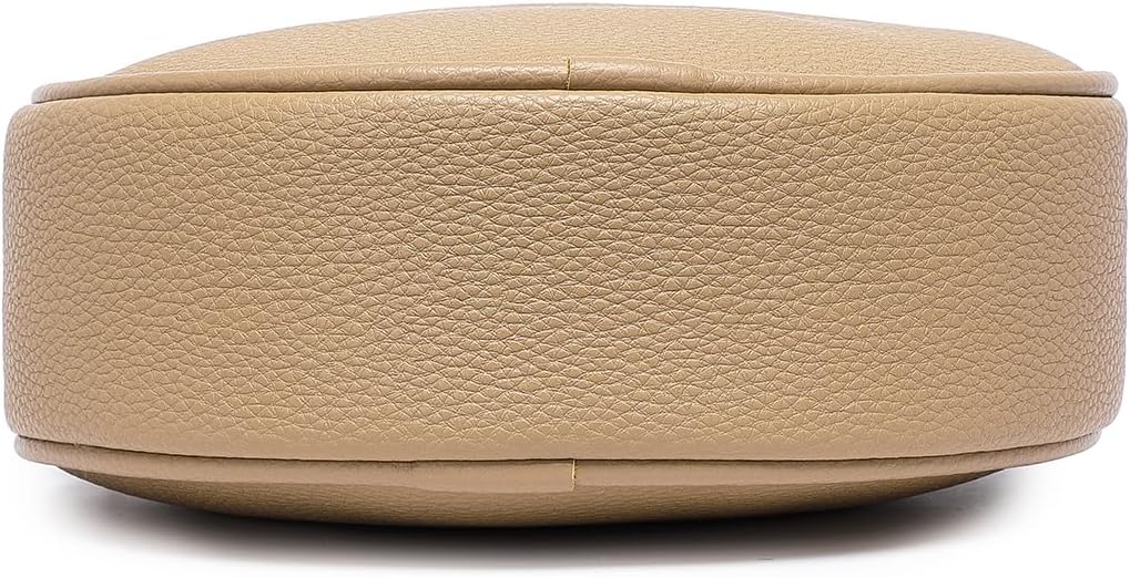 Circle Crossbody Bag for Women NYLON Circle Purse with Zipper Adjustable Knot Shoulder Straps - Image 9