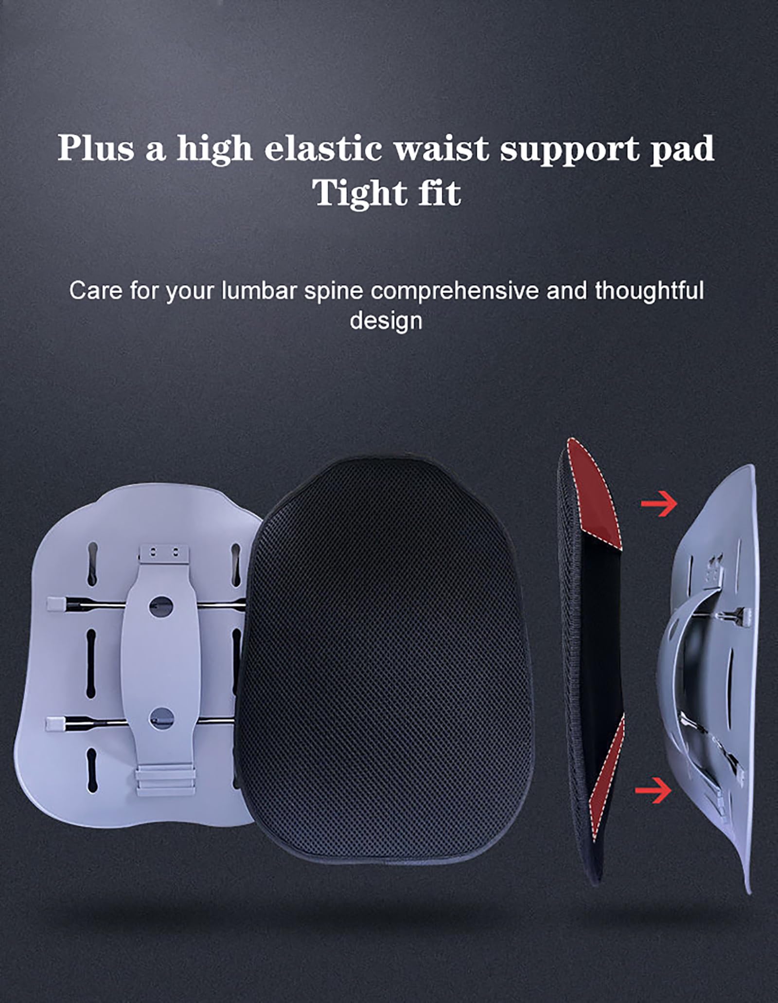 Faja Lumbar para Dolor Lumbar para Mujeres Y Hombres, Cinturón Corrector De Tracción Lumbar, Versión De Descompresión Biónica Ajustable