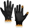 WESTWOOD FOX WFX Cycling Gloves Touchscreen Thermal Running Gloves Black Winter Gloves Warm Windproof Non-slip Fleece Lining Bike Gloves Warm Gloves for Men Women