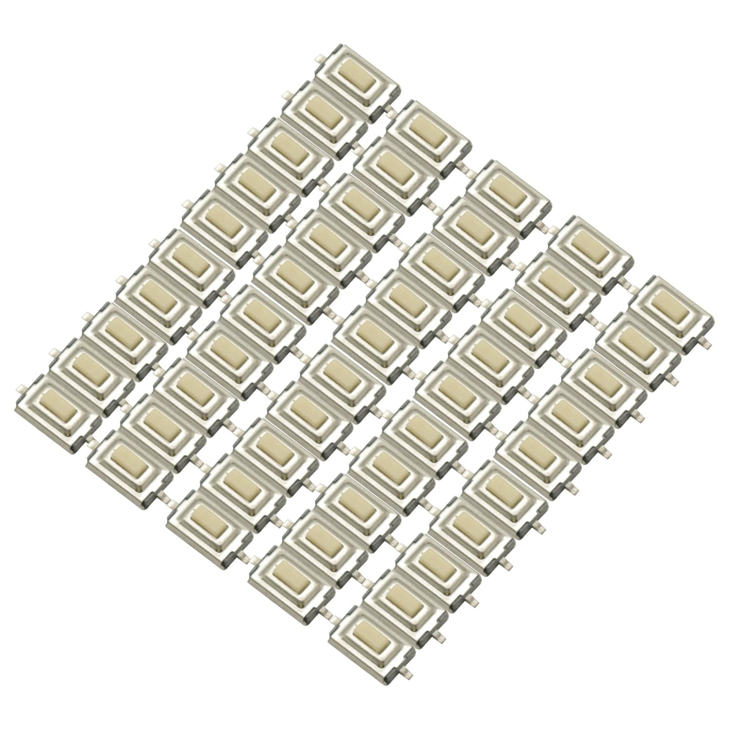 100pcs 3X6X2.5mm Tactile Push Button Switch Tact Switch Micro Switch 2-Pin SMD