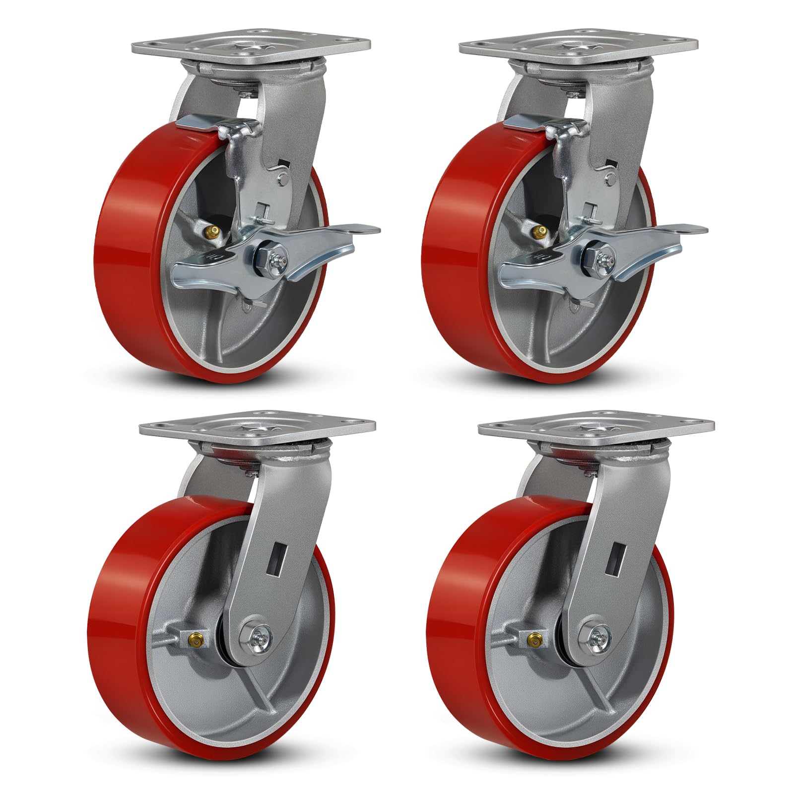 Heavy Duty Industrial Casters - 4000lb Capacity -10 Heavy Duty Industrial Casters - 4000lb Capacity -10