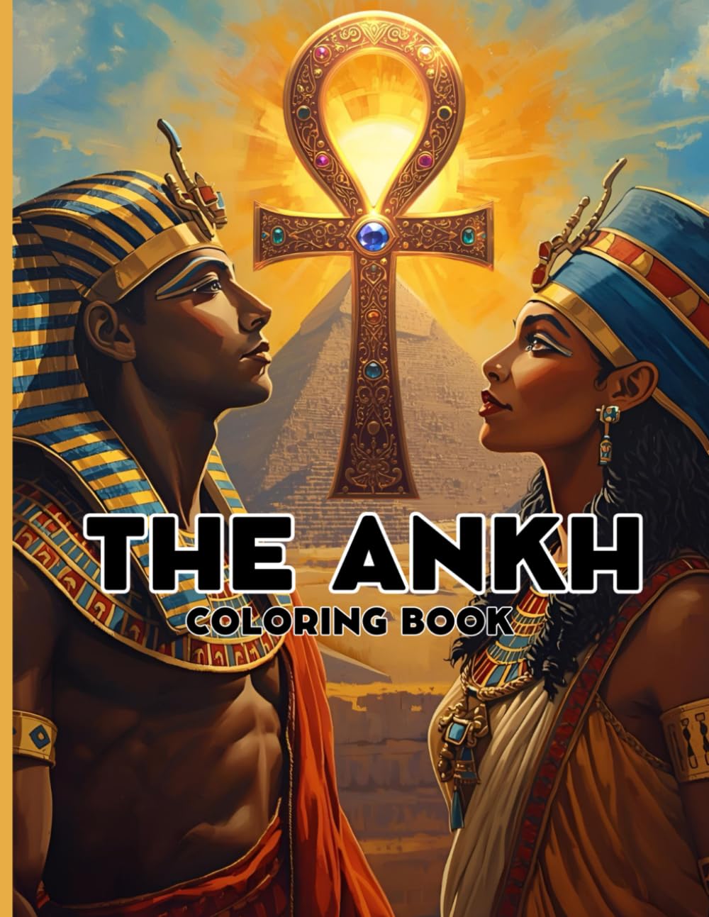 The ANKH coloring Book: An Adult Coloring Book Celebrating African American Heritage, Ancient Egypt, Royalty, Gods, and Sacred Symbols