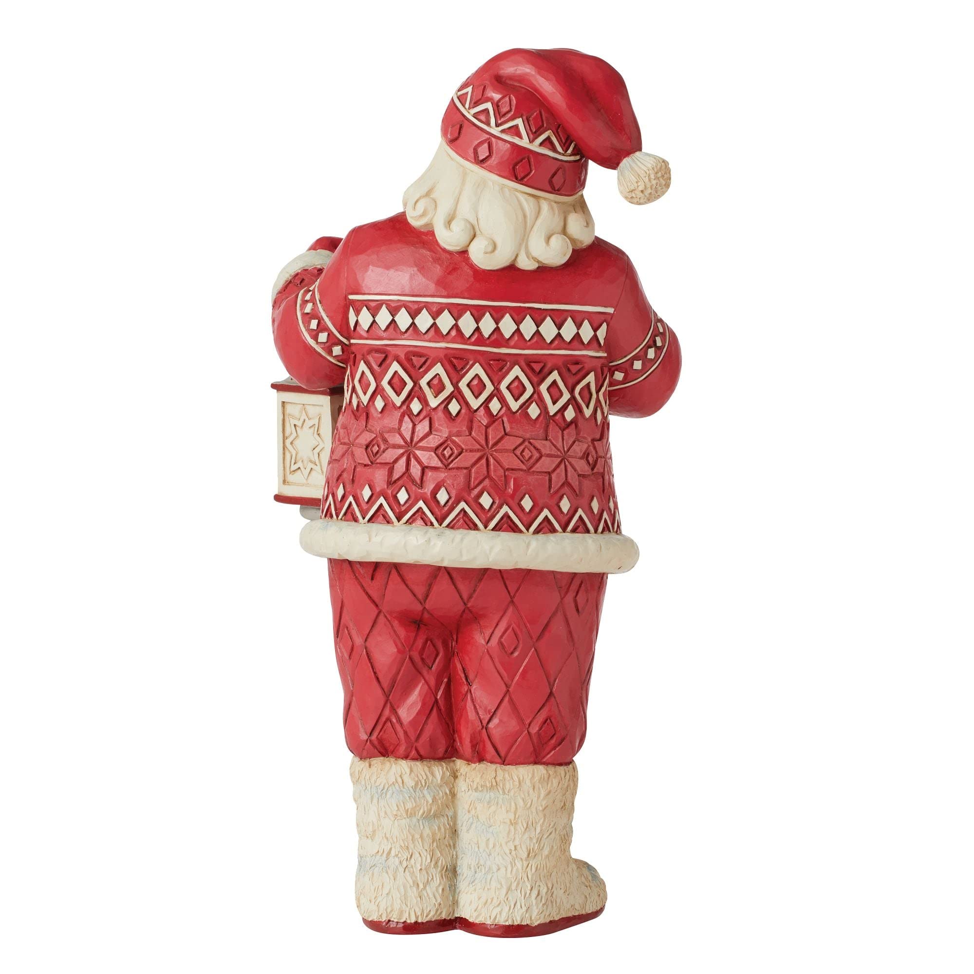 Enesco Heartwood Creek - Nordic Santa Claus Figur mit Laterne