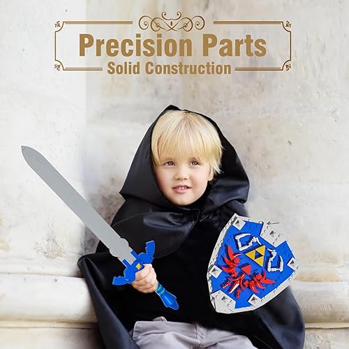 Miniatura 2 de Ubrixmen Juego de bloques de construcción de espada maestra BOTW para regalo de niños (303 piezas)