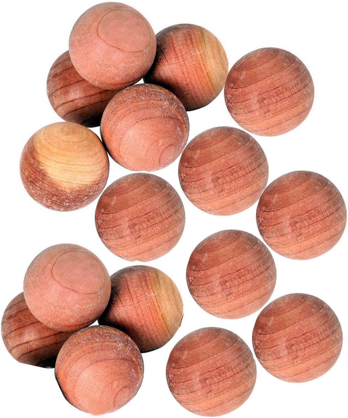 Moth Balls Mildew Repellent Deterant Natural Cedar Wood Wardrobes Clothes Drawer (Moth Balls 15pcs Cedar Wood)