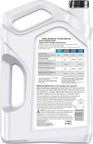 Miniatura 26 de Shell Rotella Aceite de motor T4 Triple Protection 15W-40, 1 cuarto de galón (paquete de 6)