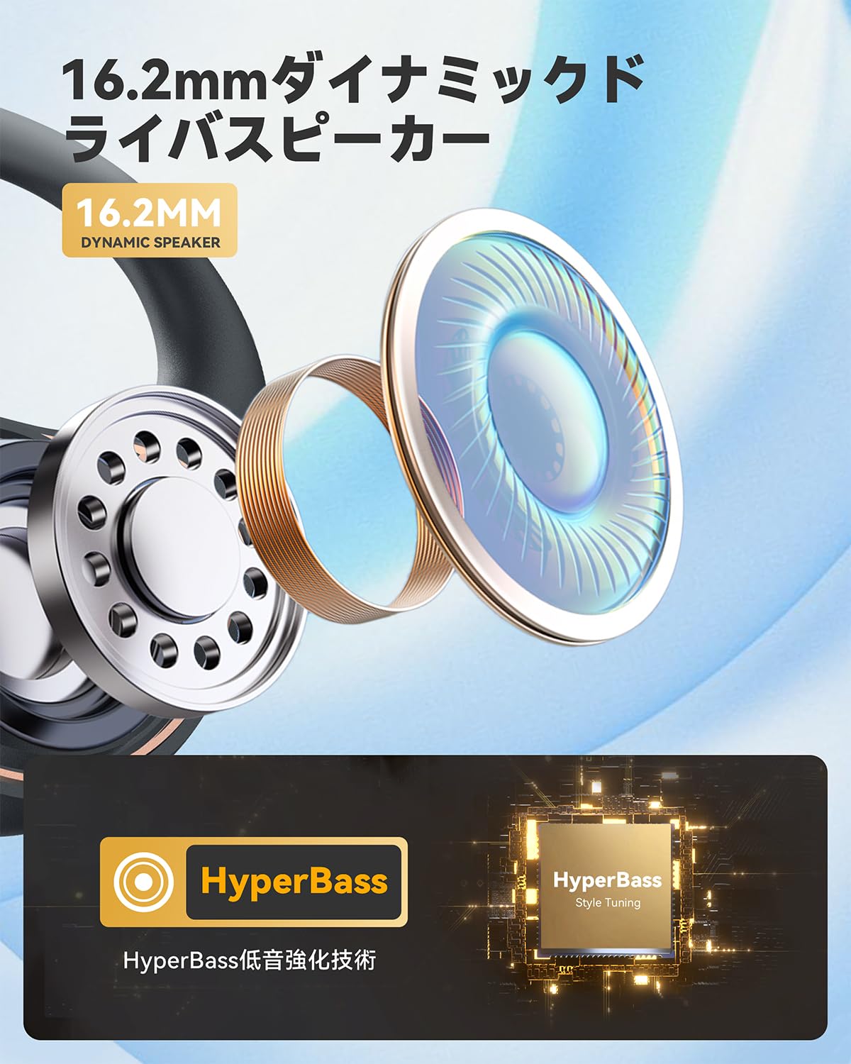 Amazon.co.jp: EMEET AirFlow オープンイヤーワイヤレスイヤホン 2024 
