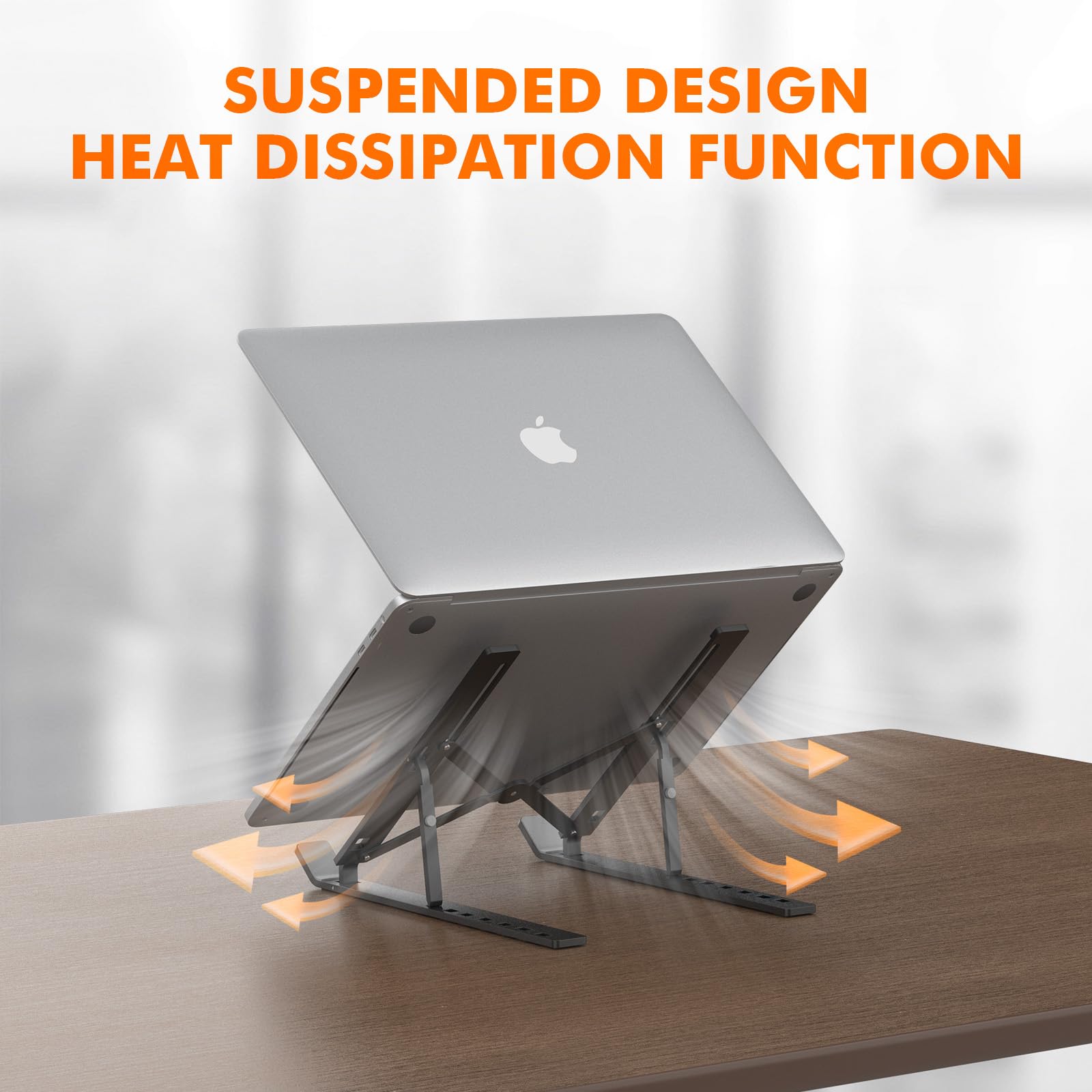 GRIFEMA Supporto PC Portatile e Laptop Regolabile, Rialzo Pieghevole — immagine 9 di 16