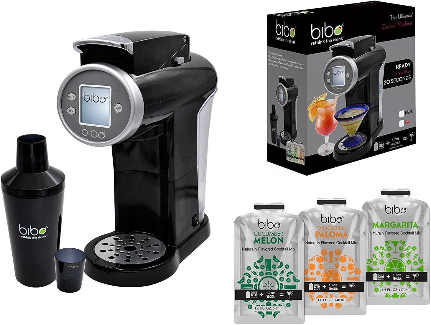 Bibo Barmaid Smart Cocktail Machine - Black