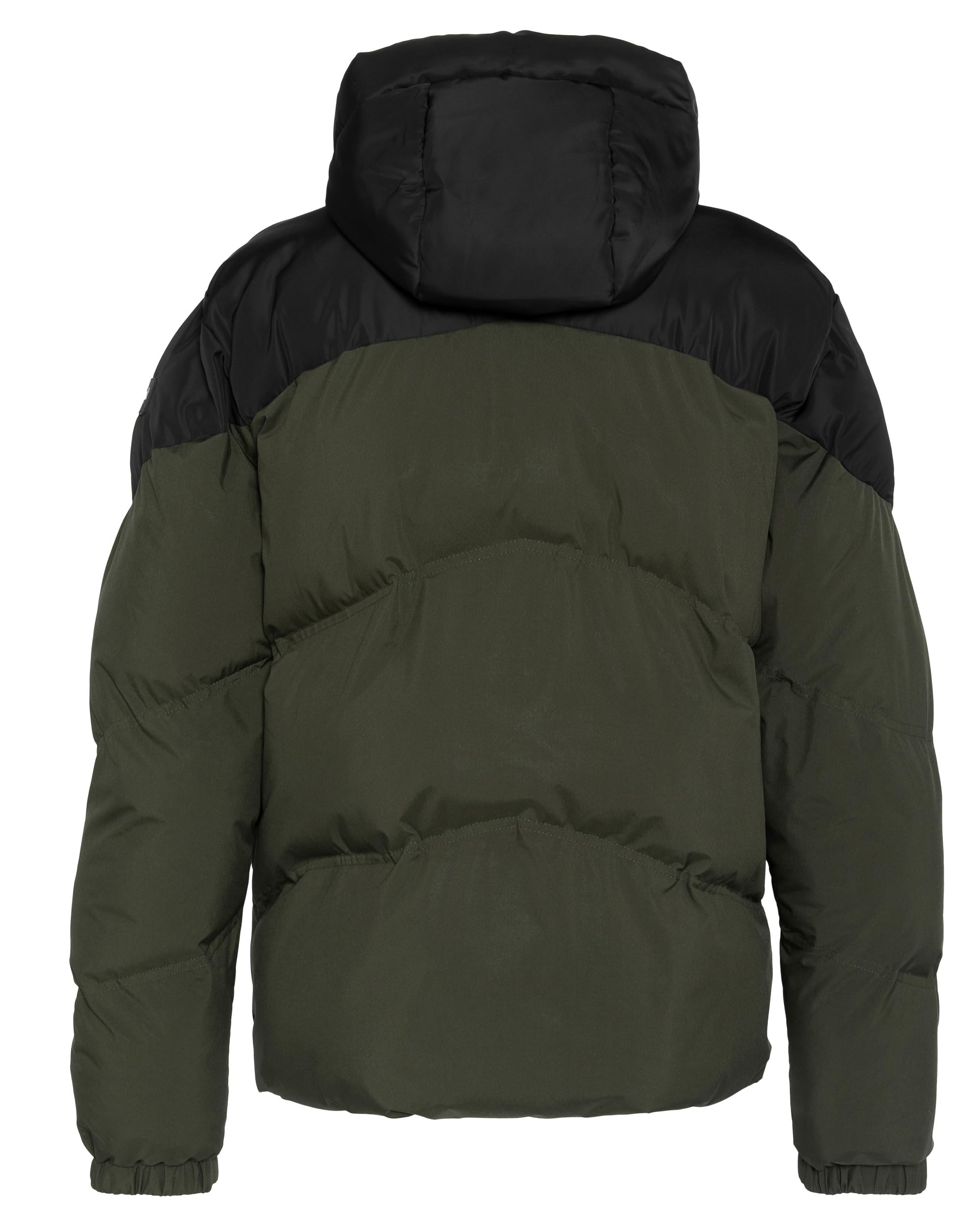 Schott NYC Ethen-Kaki/Noir-m Doudoune, Verde, M Uomo