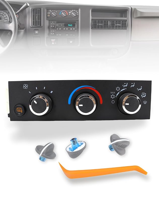 Módulo de controle do ar-condicionado e aquecedor Flecto 599-294 para Chevrolet Express e GMC Savana