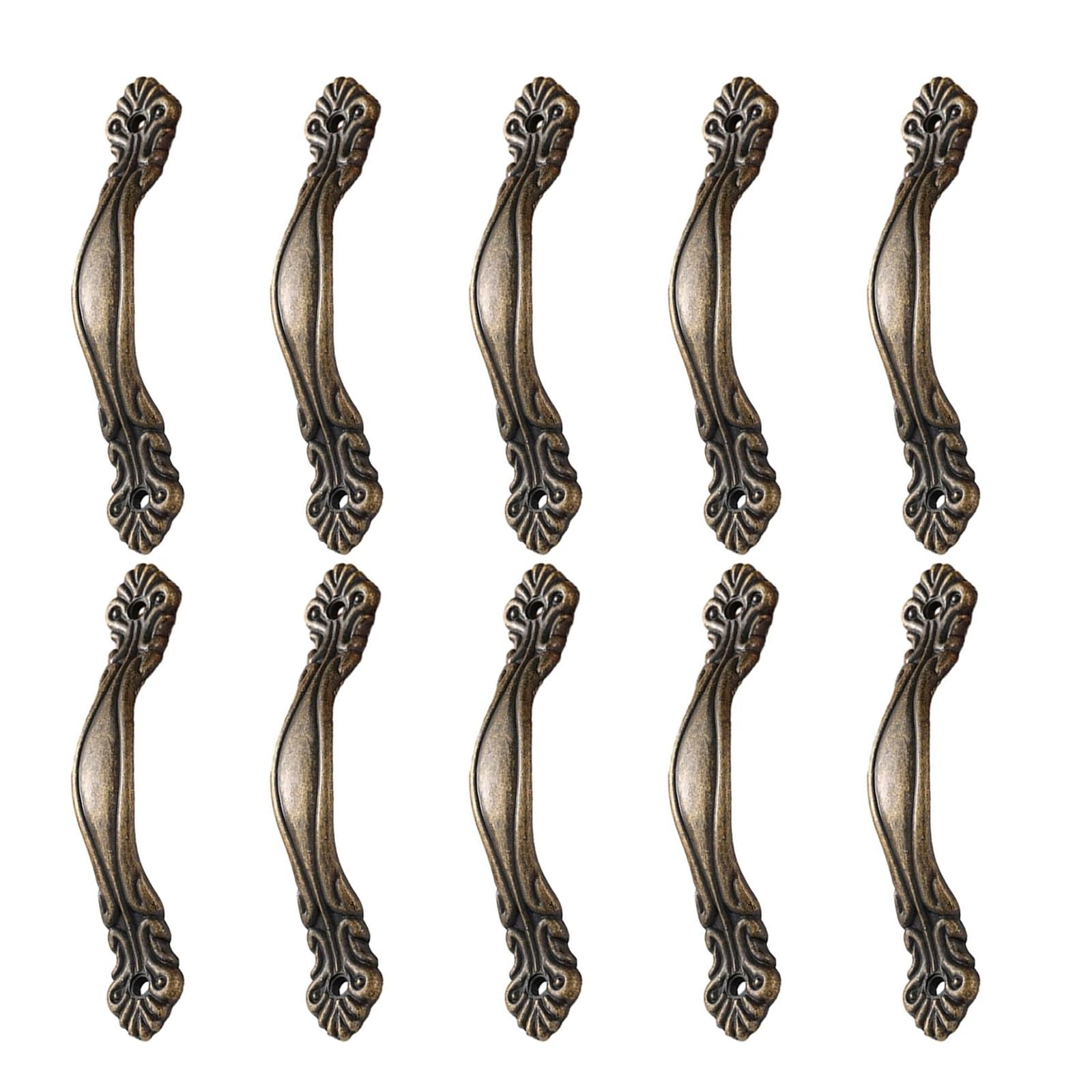 10pcs Zinc Alloy Knobs Drawer Handles Antique Pulls Lightweight Pull Handle for Wine Crates & Wood Storage Wine Box Handle