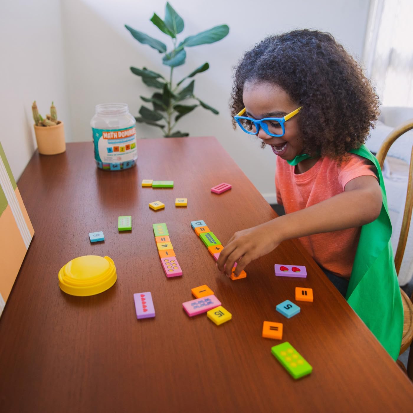 Educational Insights Math Dominoes Addition & Subtraction - Math Preschool Activities for Classroom & Home, Toddler Learning Toys, Gift for Ages 3+