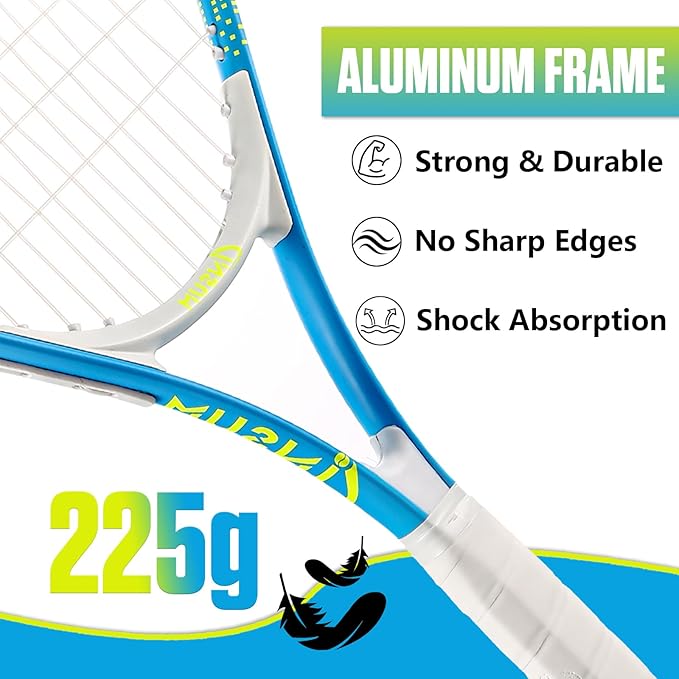 Raqueta de Tenis para Niños INSUM 25 Pulgadas, Principiantes 9-10 Años miniatura 3