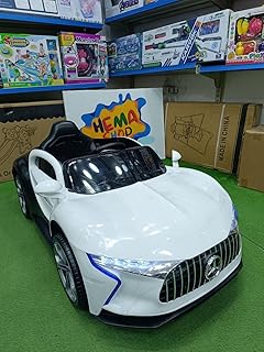 سياره كهربائية-ركوب للاطفال-ابيض-تشبه المرسيدس-مناسبه حتى 6سنوات