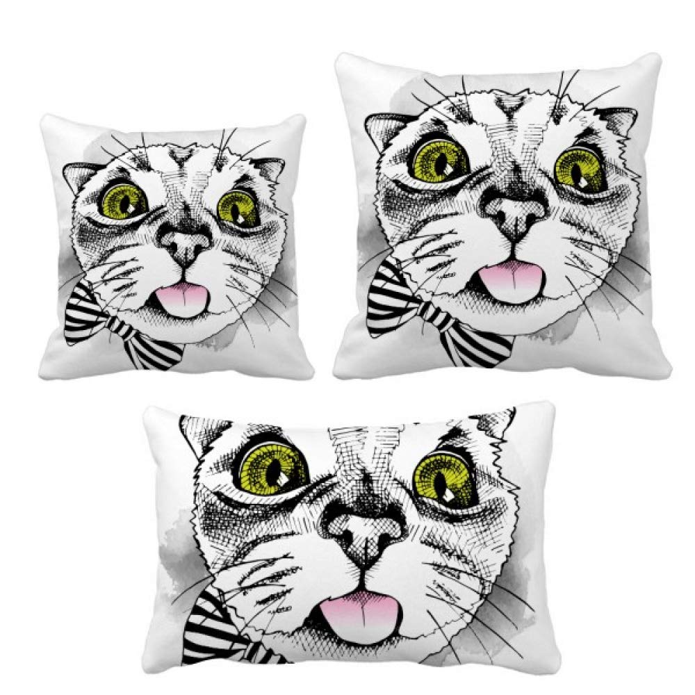 Coussin pour animal domestique blanc motif nœud pour décorer le salon
