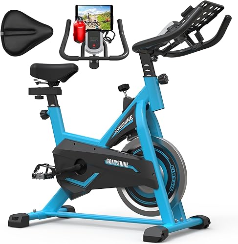 Miniatura 1 de Bicicletas estáticas estacionarias, bicicleta de ciclismo interior para el gimnasio cardiovascular en casa, bicicleta de entrenamiento con cubierta