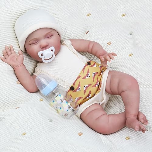 CARANOVO Muñecas realistas de bebé Reborn 20 pulgadas realista recién nacido suave vinilo dormir muñecas bebé juguete regalo para niños a partir de