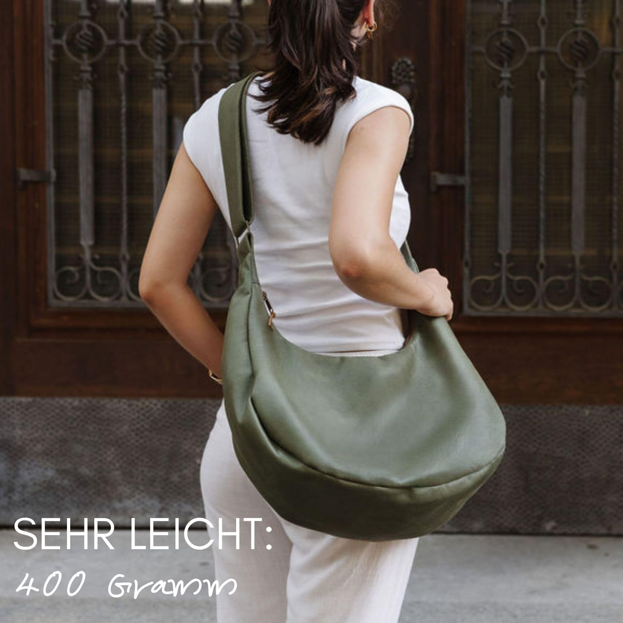 Moon Bag XXL aus Lederfaserstoff