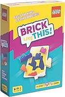 Brick Like This! Official LEGO Party Game by Asmodee - Fast Building Fun for Families, Kids 7+, Teens, Adults, 2-8 Players, 15 Min
