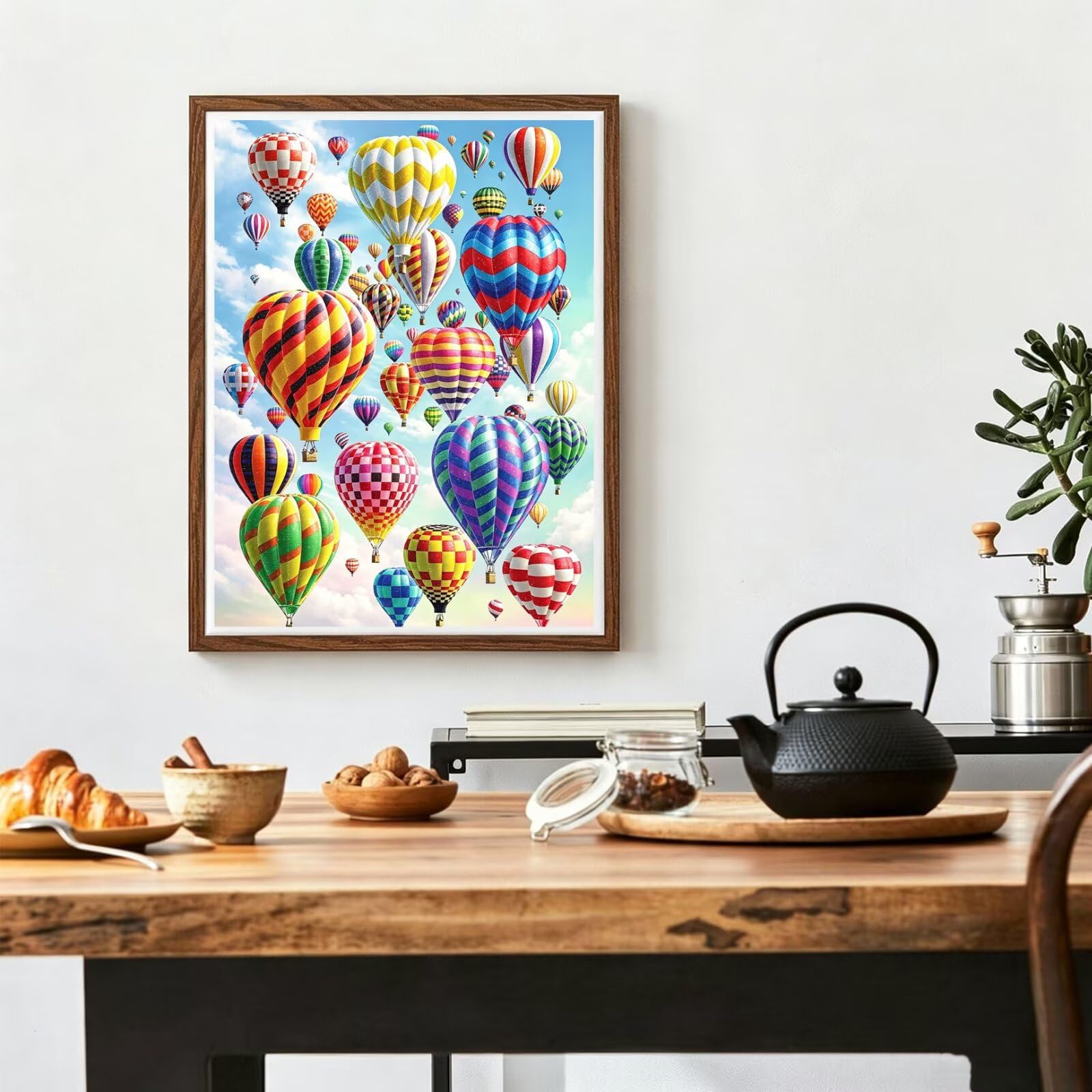5D Montgolfière Diamond Painting Adulte Ronde Diamond Peinture 60x80cm-1472