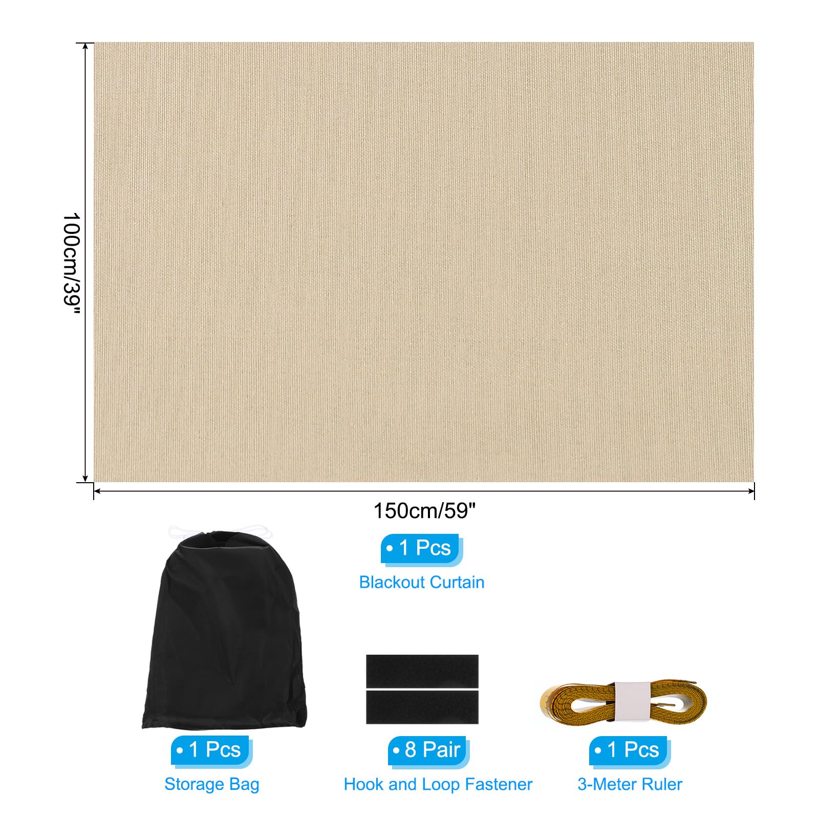 PATIKIL Portable Blackout Curtains - Image 2