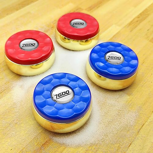 Miniatura 20 de Juego de discos de tejo con cera de arena de tejo, juego de mini discos de tejo con 2 latas de polvo de cera de tejo y mini cepillo adecuado