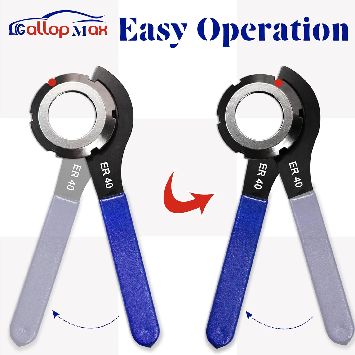 4Pcs Universal Coilover Spanner Wrench Set, Shock Wrench Adjustable Spanners for Most Car and Motorcycle Coil Over Shock Adjustments