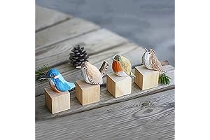 Carved Wooden Birds: Unique Home Decor Gifts for Bird Lovers