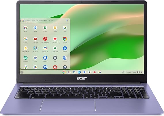 Acer Chromebook | 15.6" Full HD Display | Intel Celeron N4500 Processor | 4GB LPDDR4X, 64GB eMMC | ChromeOS | Lavender | CB315-4H-C0VN