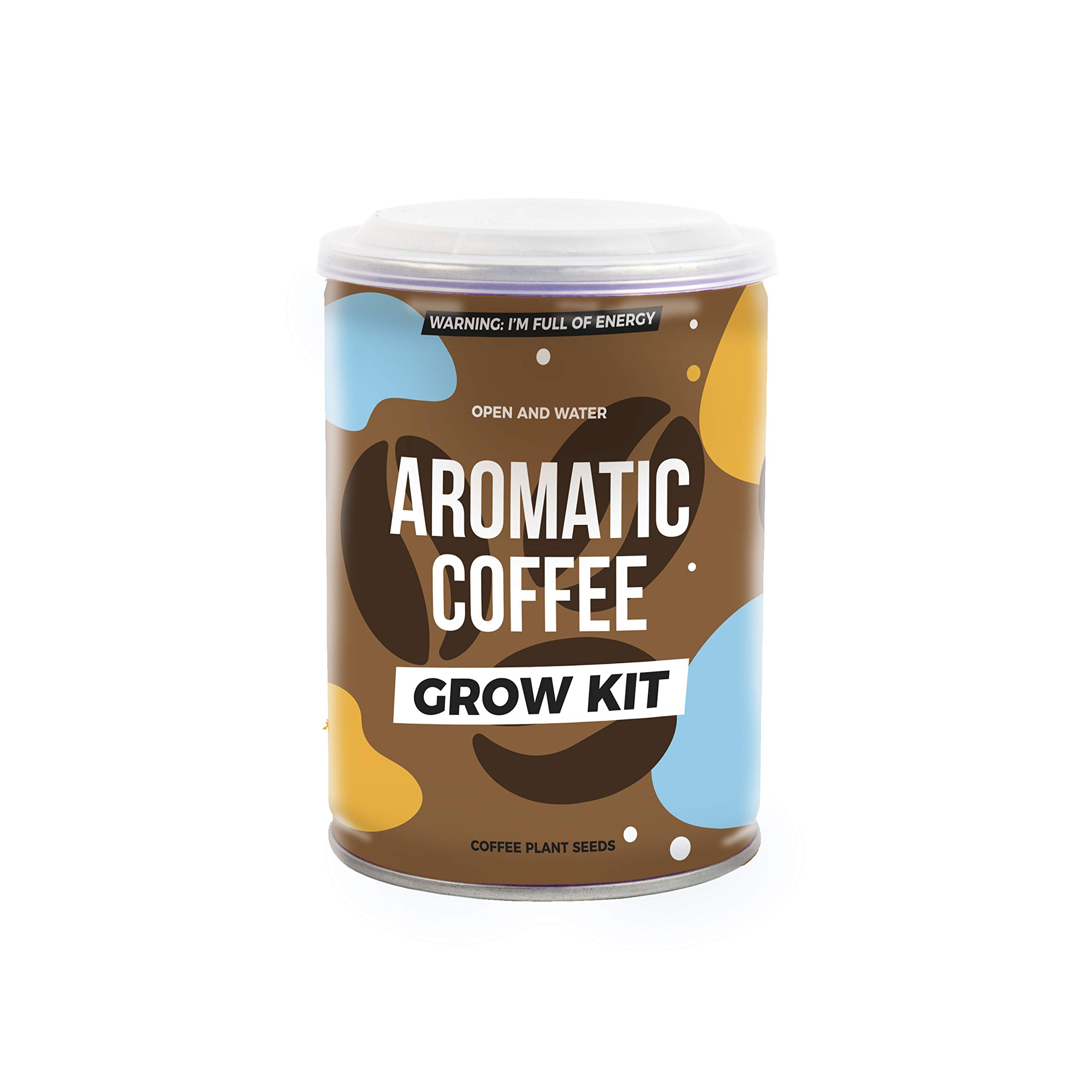 Grow Tin Aromatic Coffee 1 Plant Seed Medium Roast | Grow Your Own Coffee | Gift Republic