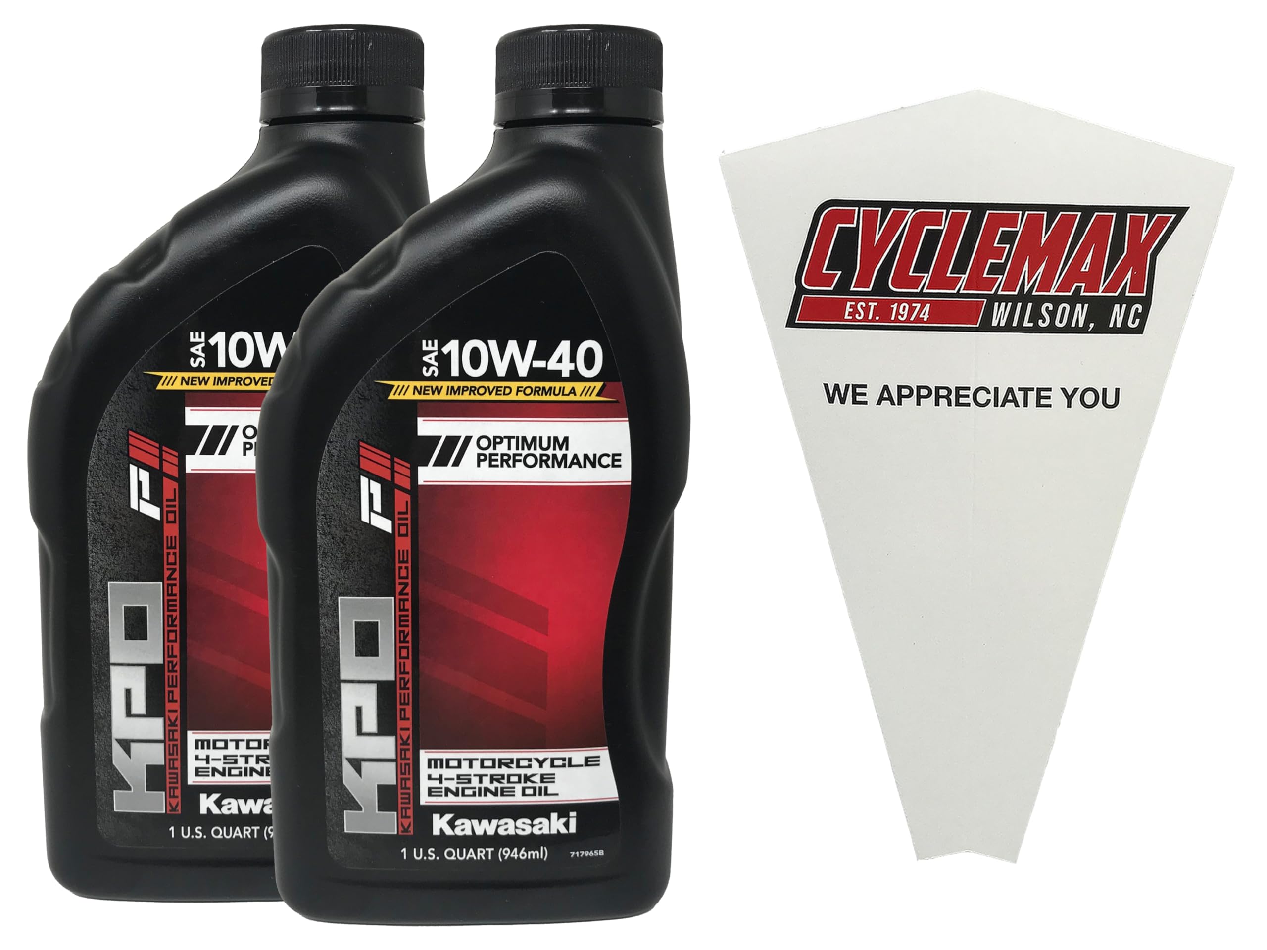 Amazon.com: Cyclemax Two Pack compatible with Kawasaki KPO