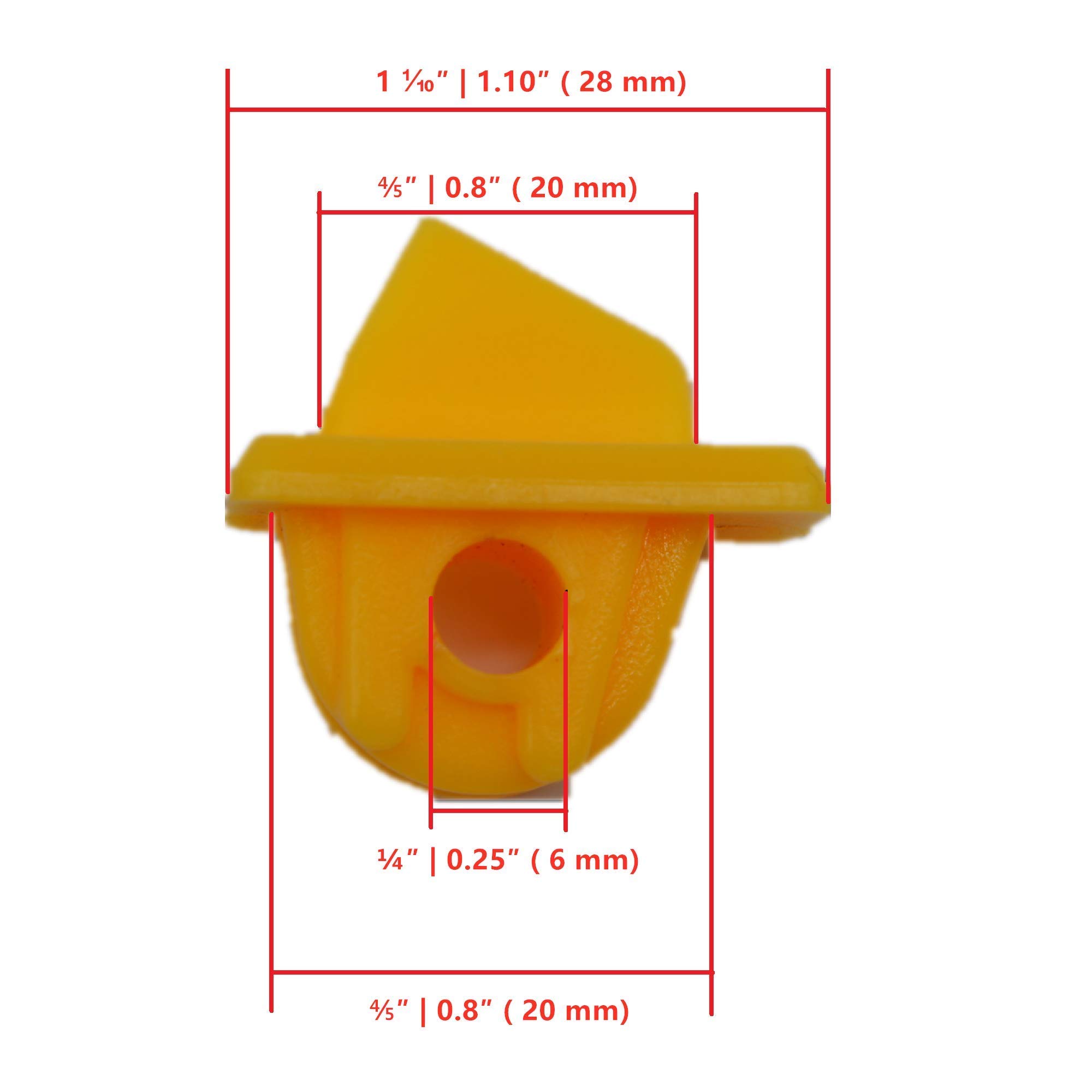 Caso 2 envases, 6Pairs / Paquete, Cambiador de neumáticos inserción de plástico | Rueda de Nylon Protector de llanta de Montaje Desmontar la Cabeza, 06YCL|Amarillo|
