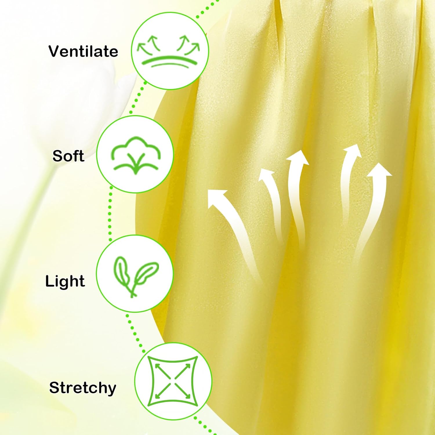 COTRIO Green Fairy Frog Princess Dress Girls Birthday Party Fancy Dresses Kids Halloween Elf Costume Outfits with Accessories - Image 5