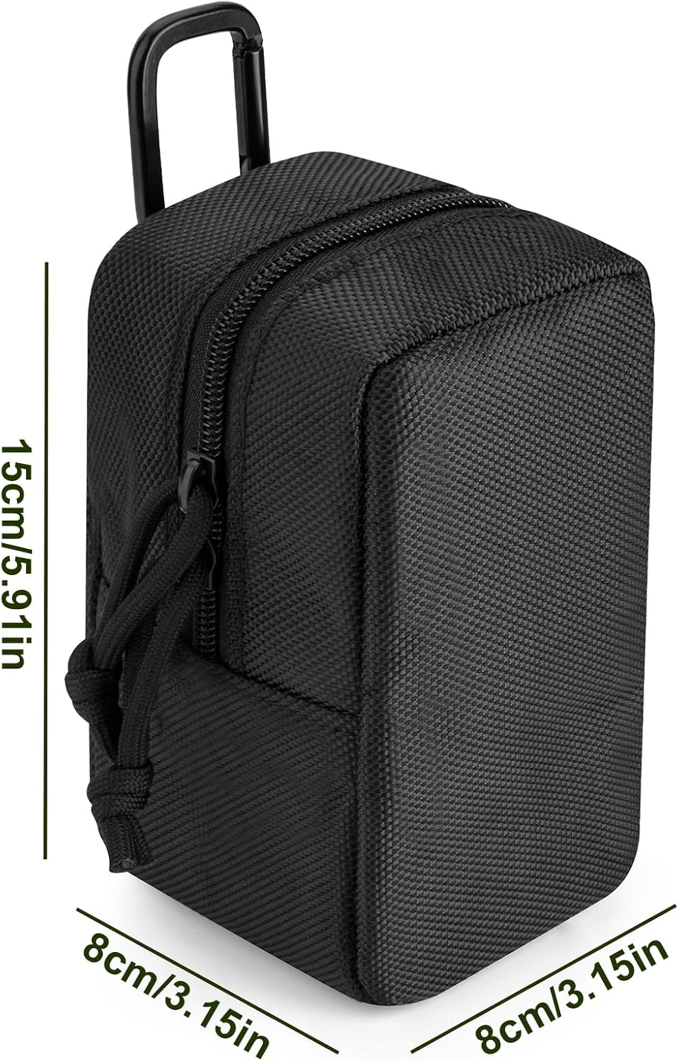 Monocular Bag Travel Case, Shockproof Pouch with Clip, Organizer for Bird Watching Backpacking Camping Fishing Wildlife Observation Outdoor Mountain Climbing, Household Supply for Reliable Daily Use